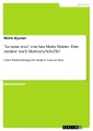 "La rama seca" von Ana Maria Matute: Eine Analyse nach Martinez/Scheffel