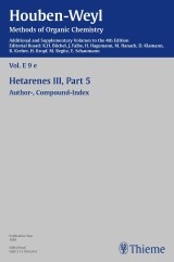 Houben-Weyl Methods of Organic Chemistry Vol. E 9e, 4th Edition Supplement