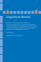 Linguistische Berichte Heft 279