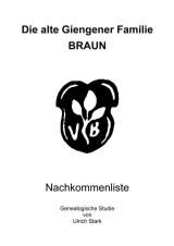 Die alte Giengener Familie BRAUN