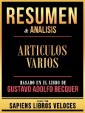 Resumen & Analisis - Articulos Varios - Basado En El Libro De Gustavo Adolfo Becquer