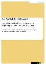 Investissements directs étrangers en République Démocratique du Congo