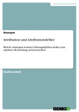 Attribution und Attributionsfehler