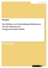 Der Einfluss von Teambuilding-Maßnahmen auf die Stärkung des Gruppenzusammenhalts am Beispiel der XYZ GmbH