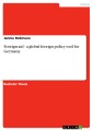 Foreign aid - a global foreign policy tool for Germany