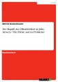 Der Begriff der Öffentlichkeit in John Deweys "The Public and its Problems"