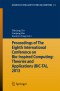 Proceedings of The Eighth International Conference on Bio-Inspired Computing: Theories and Applications (BIC-TA), 2013