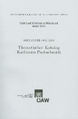 Thematischer Katalog Karlmann Pachschmidt