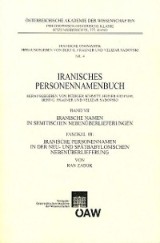 Iranisches Personennamenbuch / Iranische Namen in semitischen Nebenüberlieferungen Iranische Personennamen in der Neu- und Spätbabylonischen Nebenüberlieferung