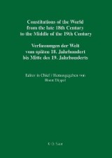 Constitutional Documents of Belgium, Luxembourg and the Netherlands 1789-1848