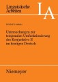 Untersuchungen zur temporalen Umfunktionierung des Konjunktivs II im heutigen Deutsch