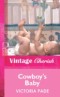 Cowboy's Baby (Mills & Boon Vintage Cherish)