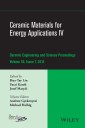 Ceramic Materials for Energy Applications IV