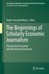 The Beginnings of Scholarly Economic Journalism