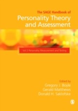 SAGE Handbook of Personality Theory and Assessment