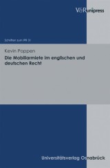 Die Mobiliarmiete im englischen und deutschen Recht