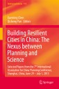 Building Resilient Cities in China: The Nexus between Planning and Science