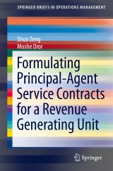 Formulating Principal-Agent Service Contracts for a Revenue Generating Unit