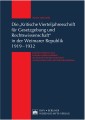 Die 'Kritische Vierteljahresschrift für Gesetzgebung und Rechtswissenschaft' in der Weimarer Republik 1919 - 1932