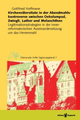Kirchenväterzitate in der Abendmahlskontroverse zwischen Oekolampad, Zwingli, Luther und Melanchthon