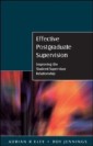 Effective Postgraduate Supervision
