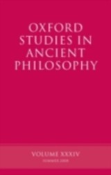Oxford Studies in Ancient Philosophy Volume XXXIV
