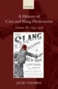 History of Cant and Slang Dictionaries