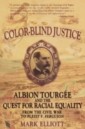 Color Blind Justice Albion Tourgee and the quest for Racial Equality from the Civil War to Plessy v. Ferguson