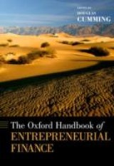 Oxford Handbook of Entrepreneurial Finance