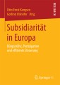 Subsidiarität in Europa