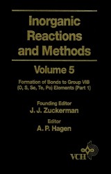 Inorganic Reactions and Methods, The Formation of Bonds to Group VIB (O, S, Se, Te, Po) Elements (Part 1)