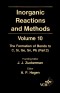 Inorganic Reactions and Methods, The Formation of Bonds to C, Si, Ge, Sn, Pb (Part 2)