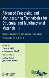 Advanced Processing and Manufacturing Technologies for Structural and Multifunctional Materials III, Volume 30, Issue 8
