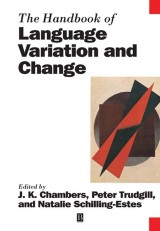 The Handbook of Language Variation and Change