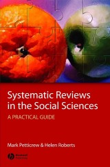 Systematic Reviews in the Social Sciences