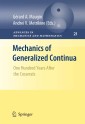 Mechanics of Generalized Continua