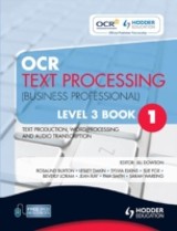 OCR Text Processing (Business Professional) Level 3 Book 1            Text Production, Word Processing and Audio Transcription