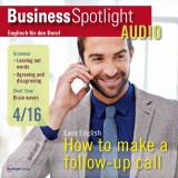 Business-Englisch lernen Audio - Folgetelefonate