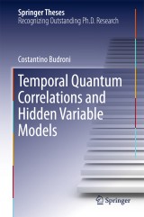 Temporal Quantum Correlations and Hidden Variable Models