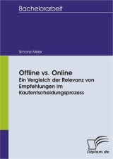 Offline vs. Online - Ein Vergleich der Relevanz von Empfehlungen im Kaufentscheidungsprozess
