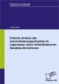 Kritische Analyse des Automatisierungspotentials im Lagerwesen eines mittelständischen Handelsunternehmens