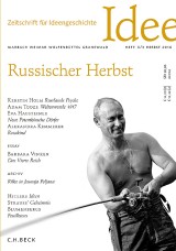 Zeitschrift für Ideengeschichte Heft X/3 Herbst 2016