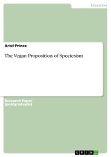 The Vegan Proposition of Speciesism