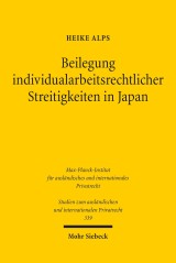 Beilegung individualarbeitsrechtlicher Streitigkeiten in Japan