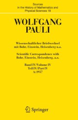 Wissenschaftlicher Briefwechsel mit Bohr, Einstein, Heisenberg u.a. / Scientific Correspondence with Bohr, Einstein, Heisenberg a.o.
